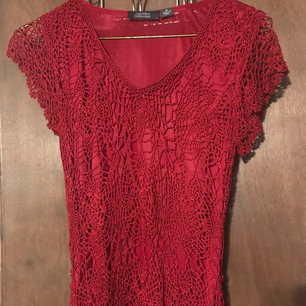 Dressy Red Blouse